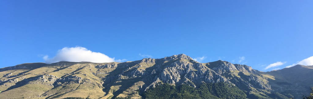イタリアグランサッソの山